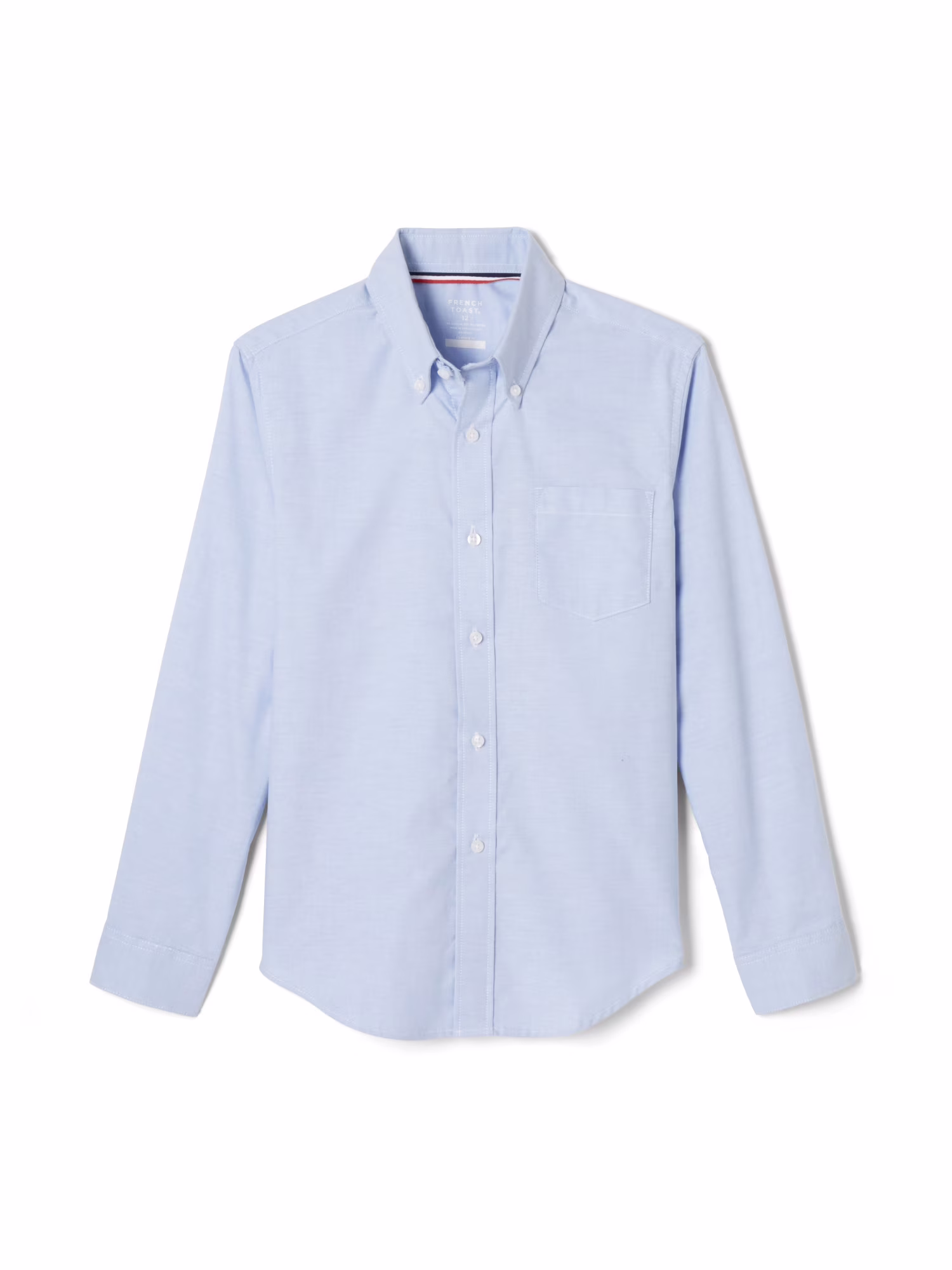 French Toast Boys School Uniform Long Sleeve Oxford Shirt, Sizes 4-20