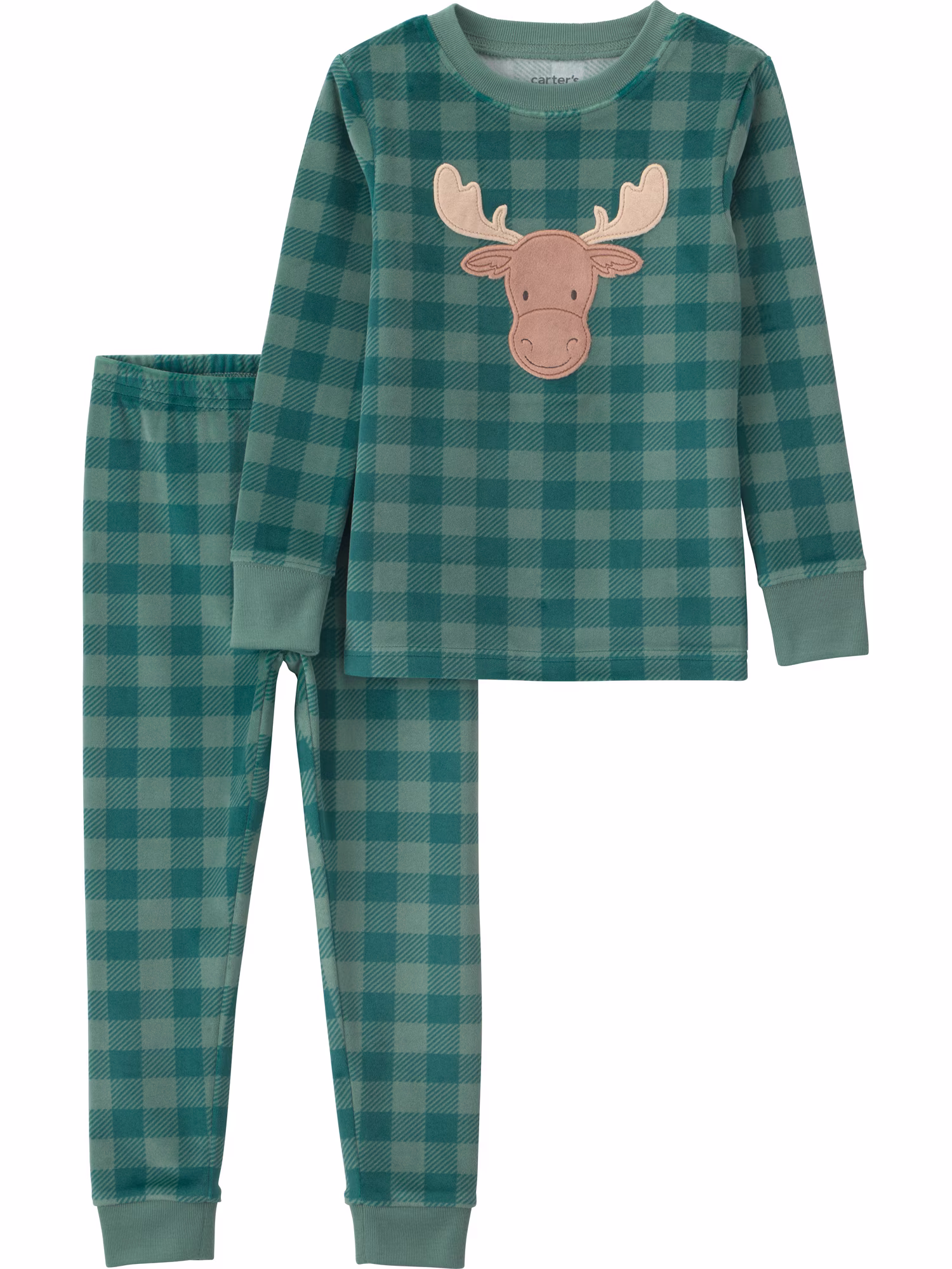 Green Check Moose