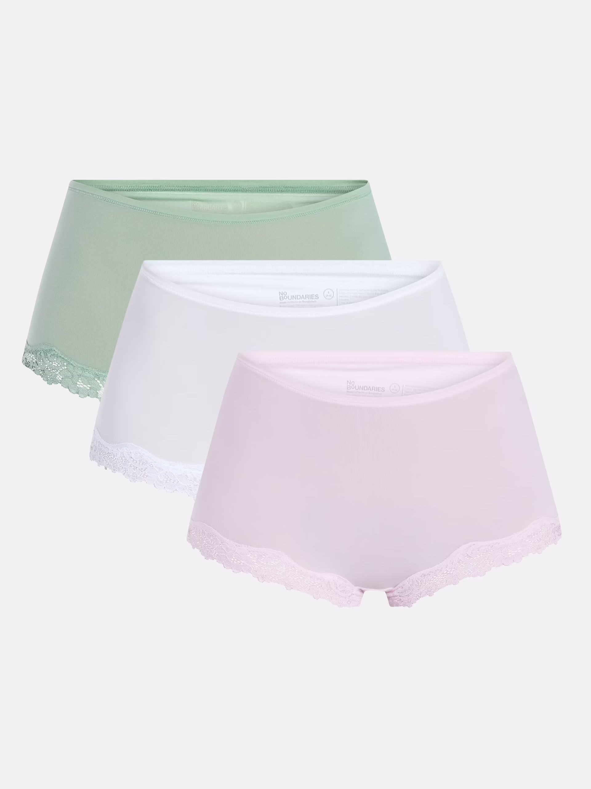 Delicate Pink, Vivid White, Topiary Green