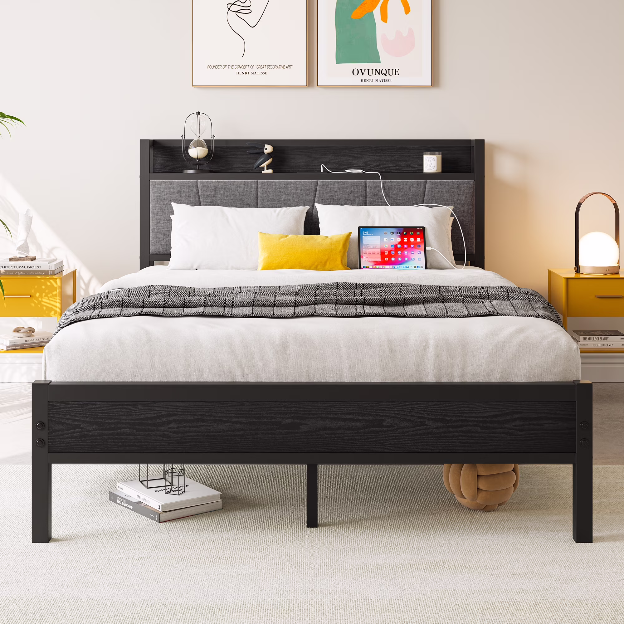 Black Full Bed Frame