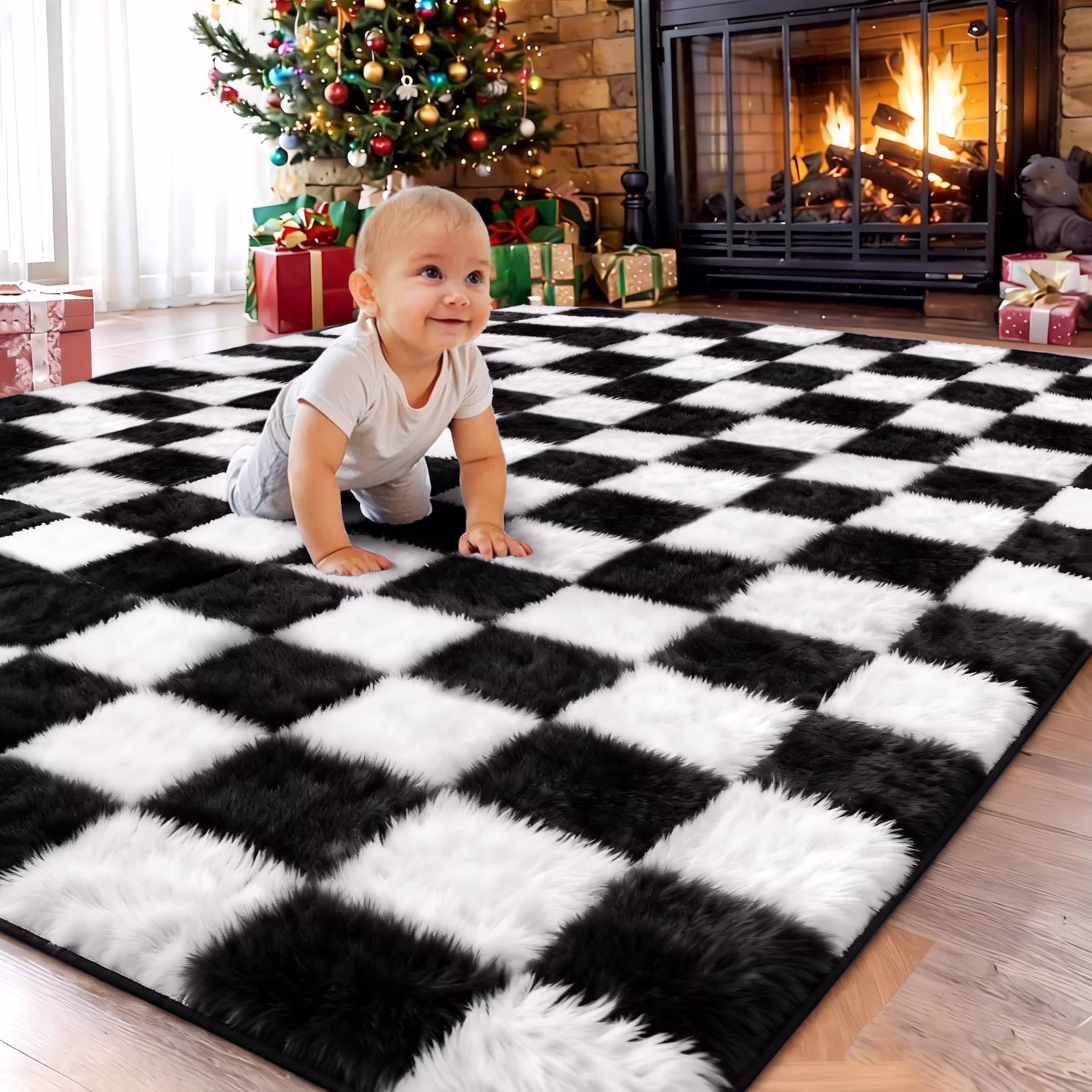 Black and White Check