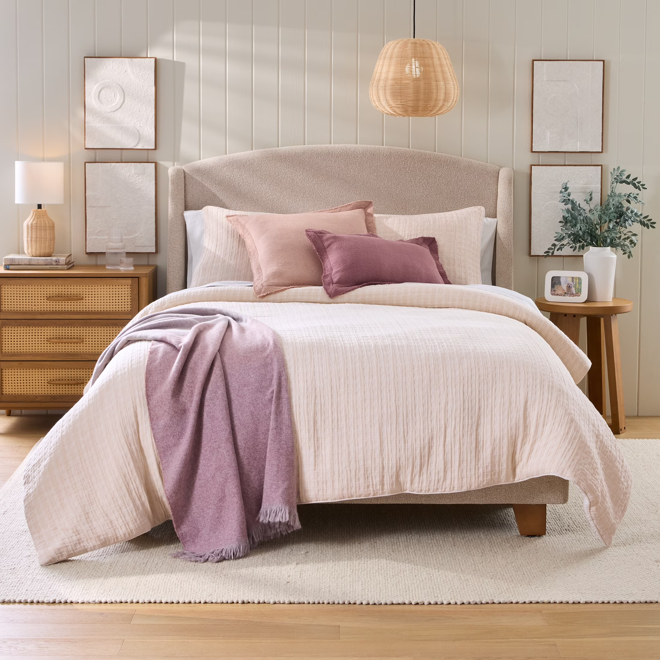 Cream Basket Weave