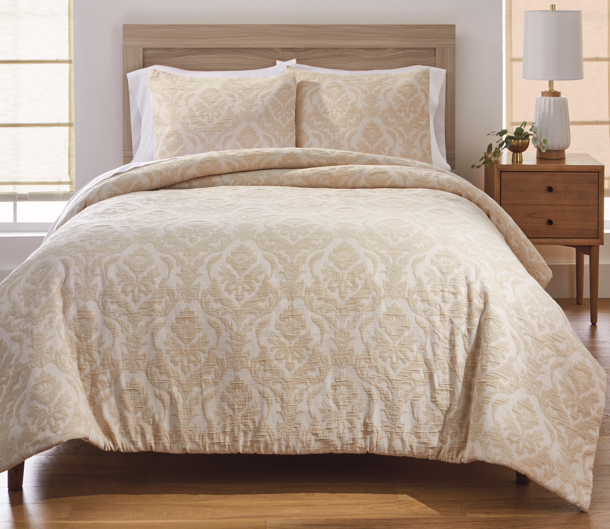 Beige Damask