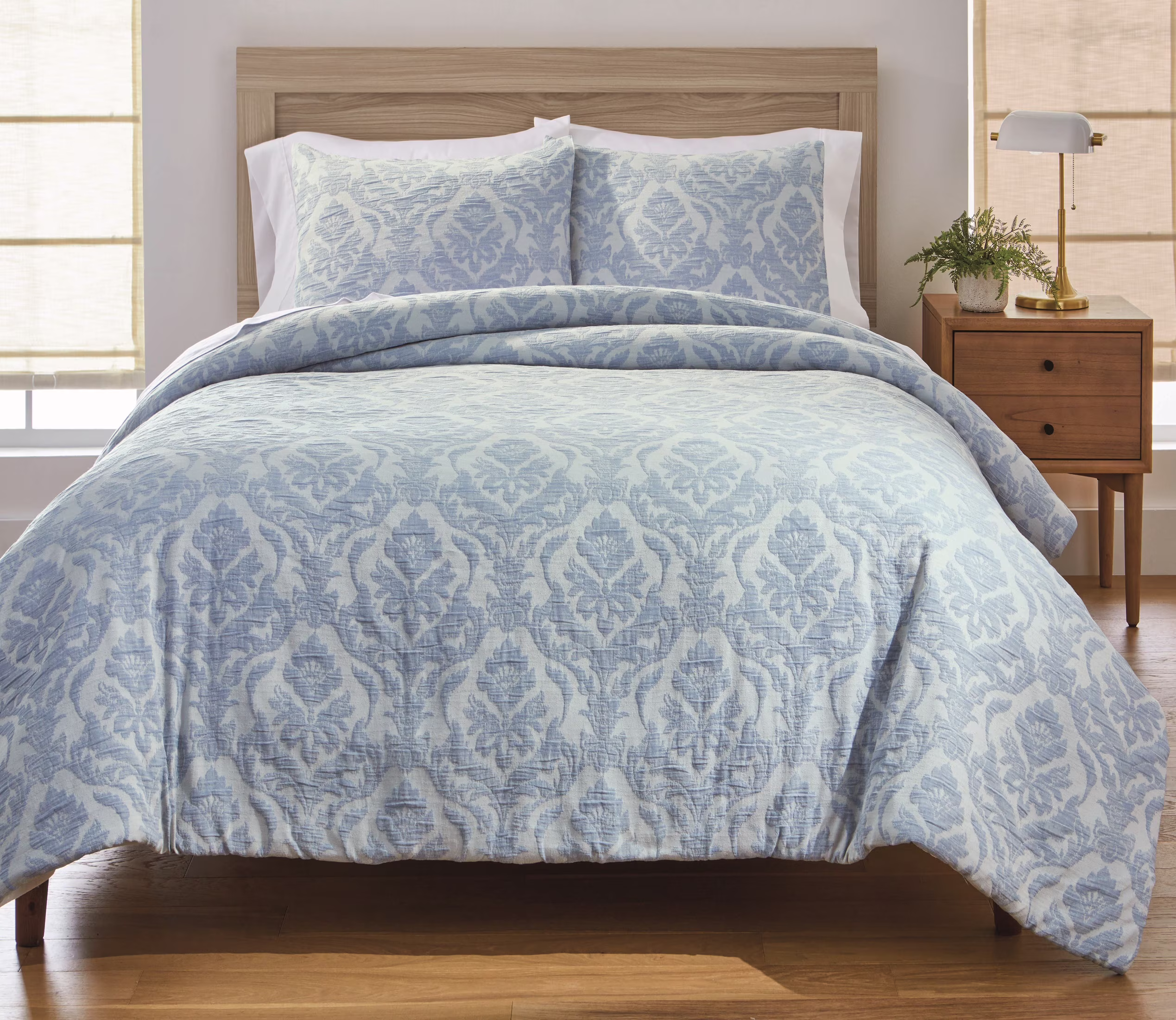 Blue Damask