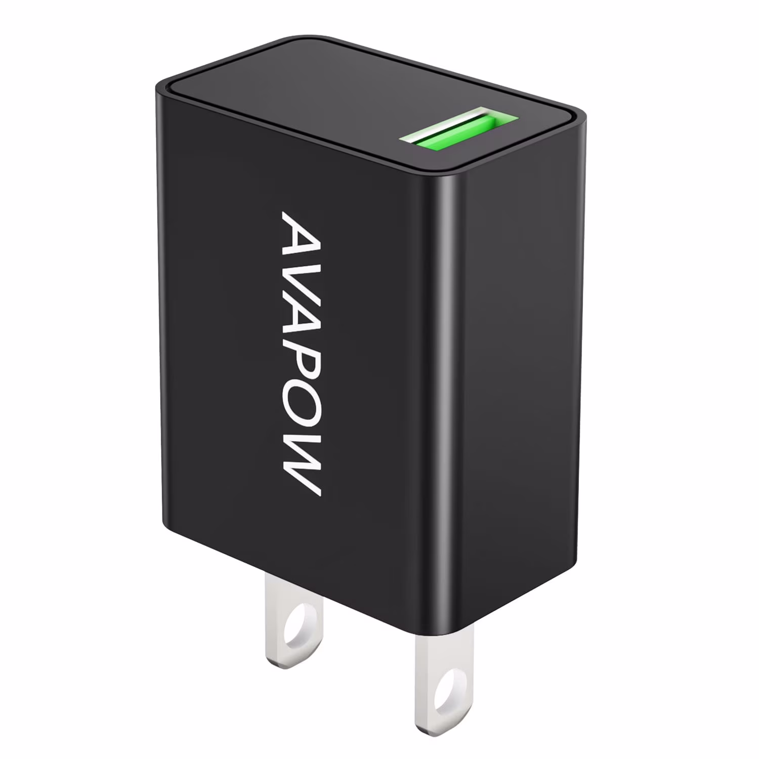 AVAPOW USB C Charger Block, 18W 3A/5V Fast Charging Power Adapter for AVAPOW Series Product and Others Devices, Black