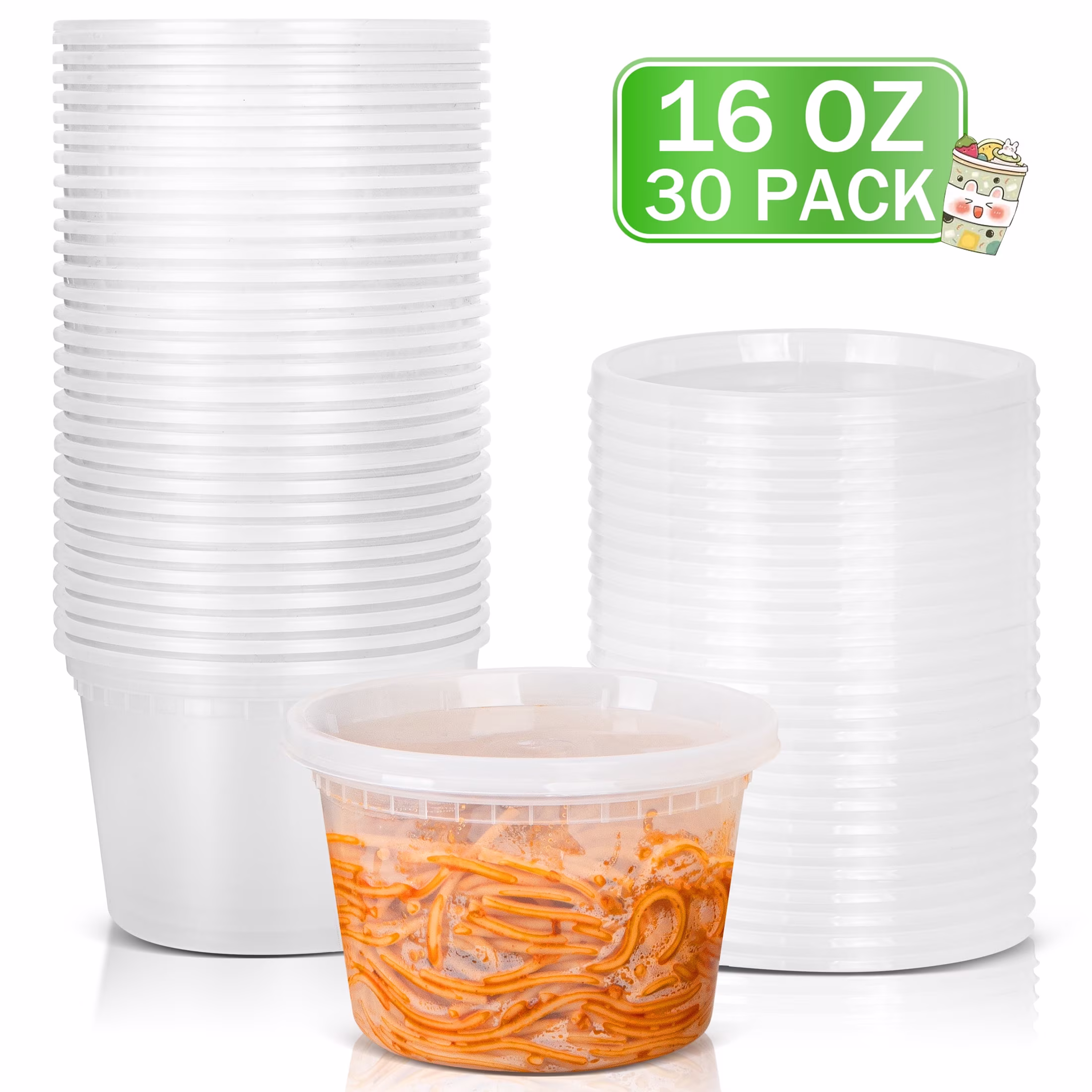 16oz, 30 Pack