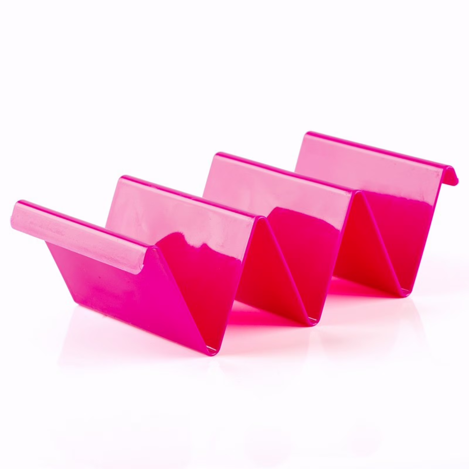 JilgTeok Kitchen Taco Holder Stand Non-Toxic, BPA Free - Dishwasher & Microwave Safe, Hard Plastic Taco Rack, Party Serving Tray Set for Hard and Soft Shell Tacos Tortilla(6.88*3.93*2.16in)