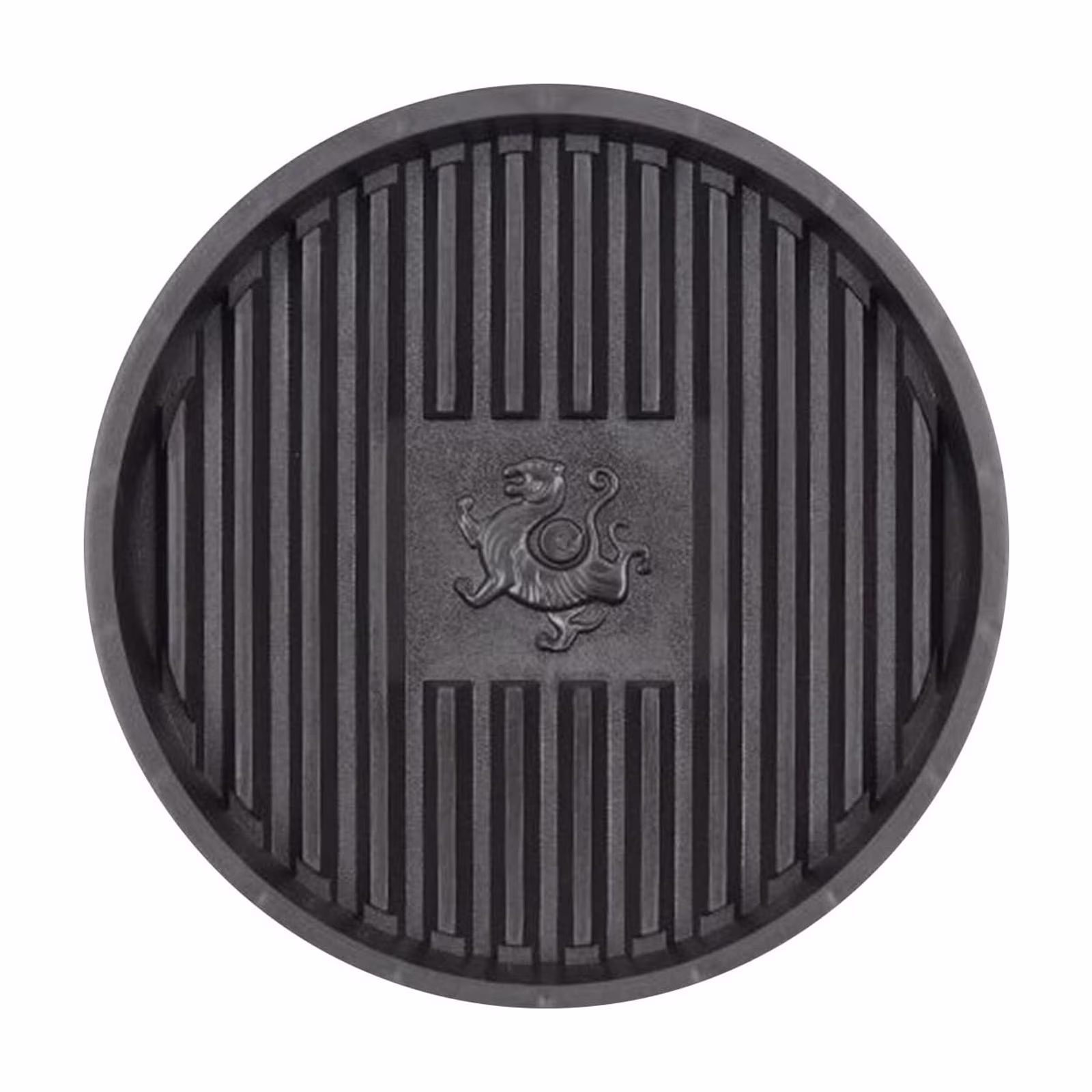 Summercome Plunger Tray Plunger Mat, Plunger Holder Only, Universal Toilet Plunger Holder Drip Tray, Plunger Mat Air Drying Mat for Toilet Plunger, Dries Quickly for Kitchens Bathrooms, Gray