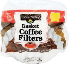 Clover Valley Basket Coffee Filter, 150 ct