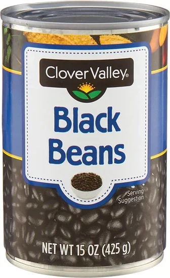 Clover Valley Black Beans, 15 oz
