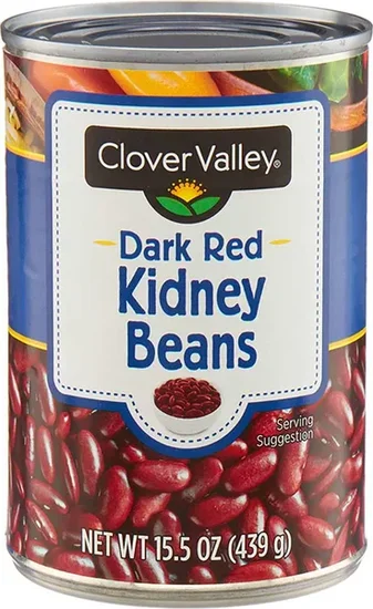 Clover Valley Dark Red Kidney Beans, 15.5 oz