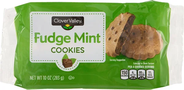 Clover Valley Fudge Mint Cookies, 9 oz