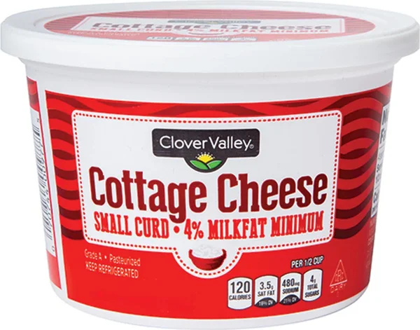 Clover Valley Small Curd Cottage Cheese, 16 oz