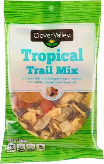 Clover Valley Tropical Trail Mix, 3.5 oz