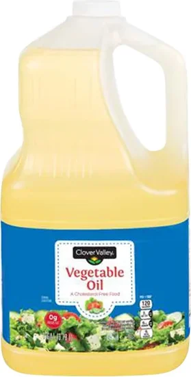 Clover Valley Vegetable Oil, 128 fl oz