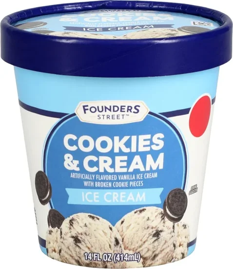 Cookies & Cream Ice Cream, 14-oz.
