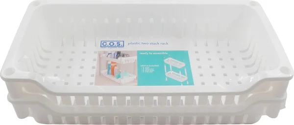 C.O.S Plastic Two-Stack Rack, 1-ct.
