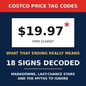 Costco Shoppers Should Know These 18 Secret Price Tag Codes
