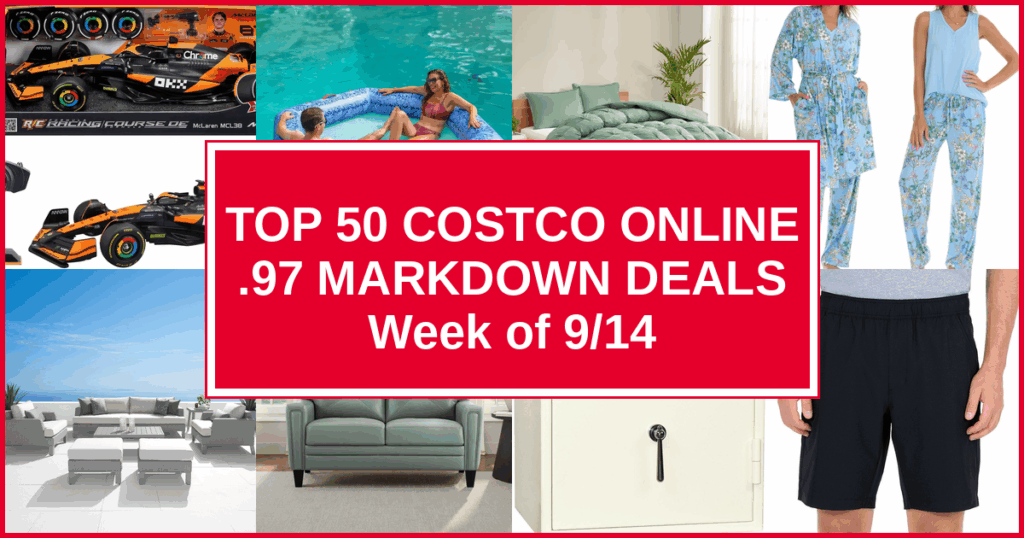 Top 50 Costco Online .97 Markdown Deals — Week of 9/14