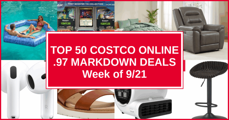 Top 50 Costco Online .97 Markdown Deals — Week of 9/21
