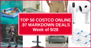 Top 50 Costco Online .97 Markdown Deals — Week of 9/28