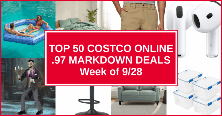 Top 50 Costco Online .97 Markdown Deals — Week of 9/28