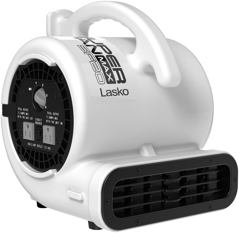 Lasko Super Fan MAX, 4-Speed Multi-Purpose Compact Air Mover, Blower Fan