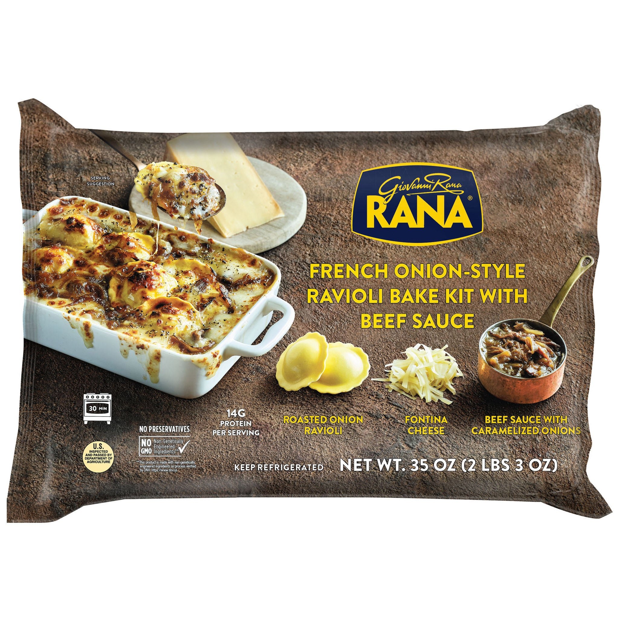 Rana French Onion-Style Ravioli Bake Kit with Beef Sauce