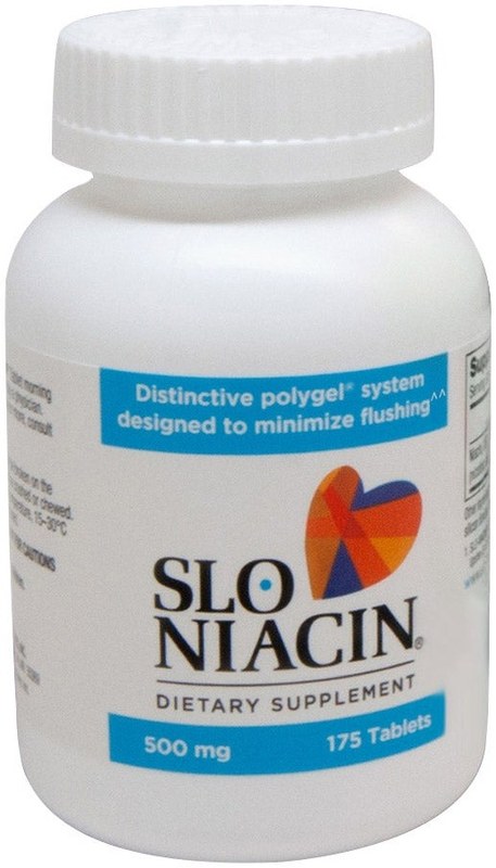 Slo-Niacin 500 mg., 175 Tablets
