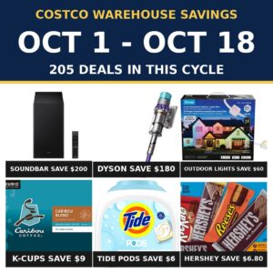Sneak Peek: Costco Warehouse Savings to Watch in October 2026