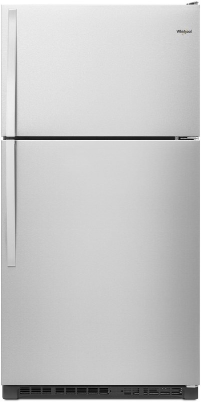 Whirlpool 20 cu. ft. Top Freezer Refrigerator with Frameless Glass Shelves