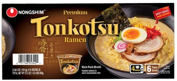 Nongshim, Tonkotsu Ramen Bowl, 3.56 oz, 6-Count
