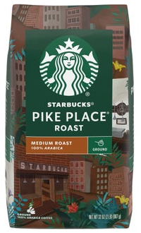 Starbucks Pike Place Roast Coffee, Medum Roast, Ground, 32 oz