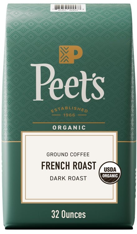 Peet's Coffee Organic French Roast Ground Coffee