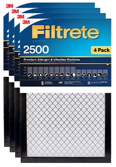 3M Filtrete™ Air Filters 2500 Series 1" 4 pk