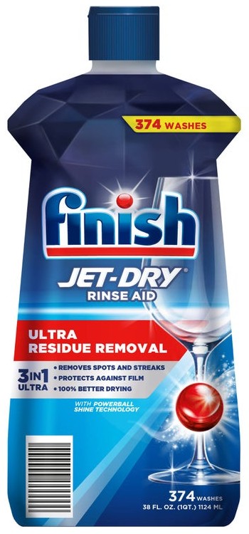 Finish Jet-Dry 3-in-1 Ultra Dishwasher Rinse Aid