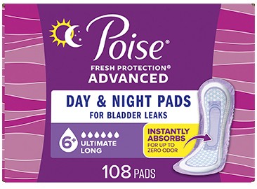 Poise Fresh Protection™ Advanced Absorbency Long Pads