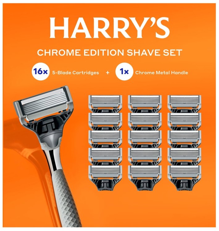 Harry's Chrome Edition Shave Set