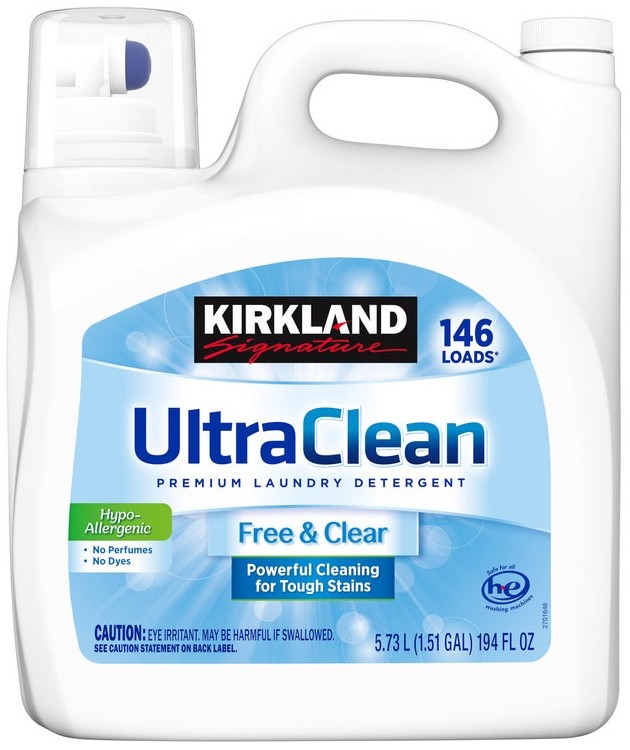 Kirkland Signature UltraClean Free & Clear Liquid Laundry Detergent