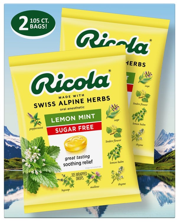 Ricola Sugar Free Lemon Mint Throat Drops