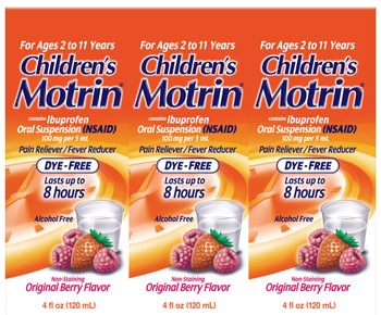Children's Motrin Dye-Free Suspension