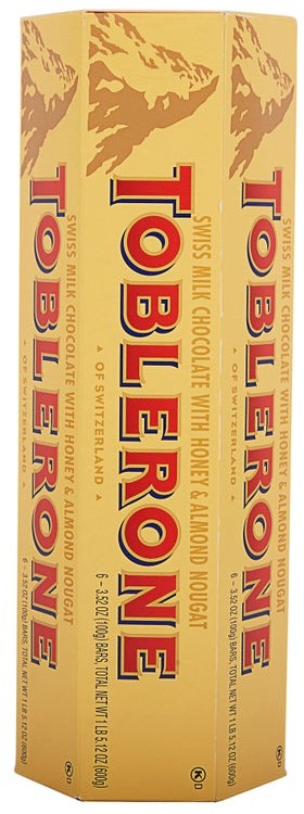 Toblerone Swiss Milk Chocolate with Honey & Almond Nougat