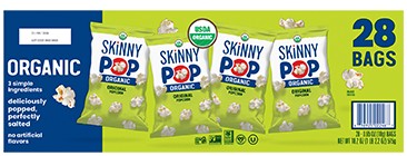 Skinny Pop Popcorn Organic