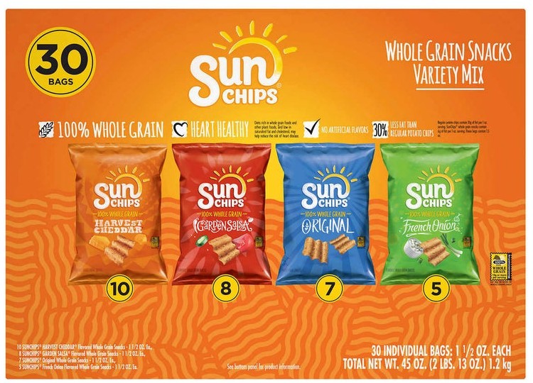 Frito-Lay SunChips Whole Grain Snacks