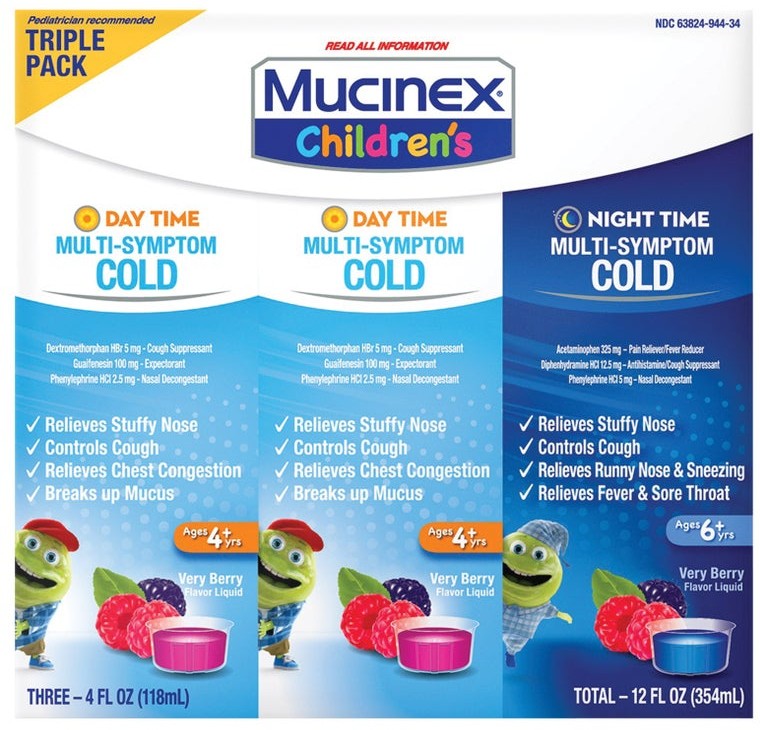 Mucinex Children's Multi-Symptom Daytime + Nighttime
