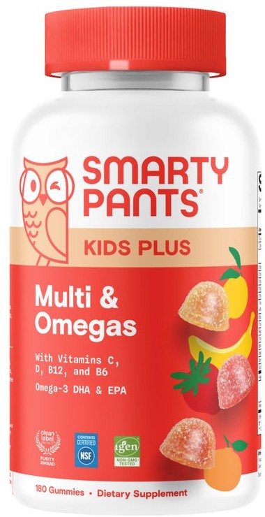 SmartyPants Kids Plus Multi & Omegas
