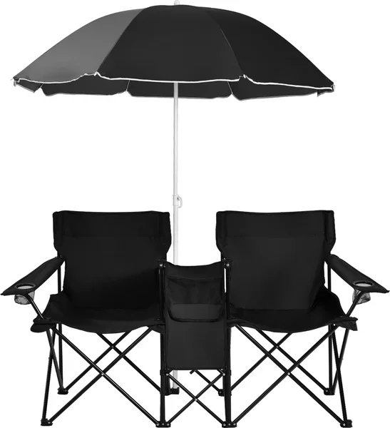 Costway Outdoor Folding Double Chair