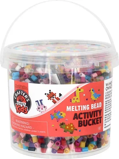 Crafters Closet Kids Melting Bead Activity Bucket