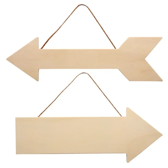 Crafter's Square Wooden Arrows, 12.375x4.75 in.