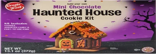 Create-A-Treat™ Build Your Own Mini Chocolate Haunted House Cookie Kit 13.1oz